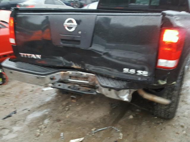 1N6AA0CC4AN319572 - 2010 NISSAN TITAN XE BLACK photo 9