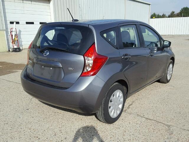 EN1CE2CPXGL407648 - 2016 NISSAN VERSA NOTE GRAY photo 4