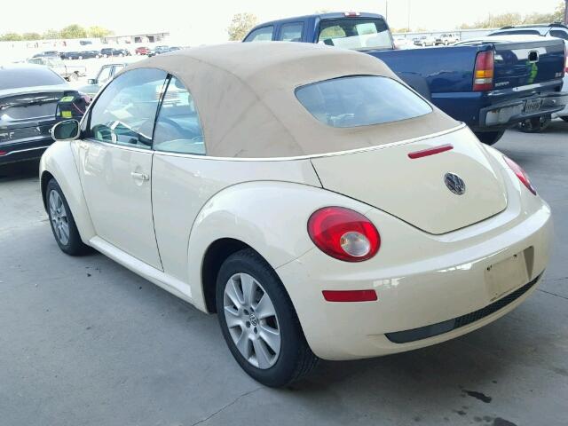 3VWRG31Y49M400398 - 2009 VOLKSWAGEN NEW BEETLE CREAM photo 3