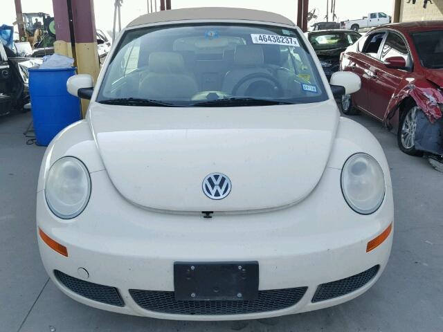 3VWRG31Y49M400398 - 2009 VOLKSWAGEN NEW BEETLE CREAM photo 9