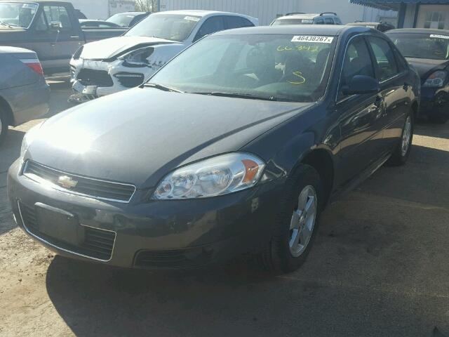 2G1WB5EK6A1223802 - 2010 CHEVROLET IMPALA LT GRAY photo 2