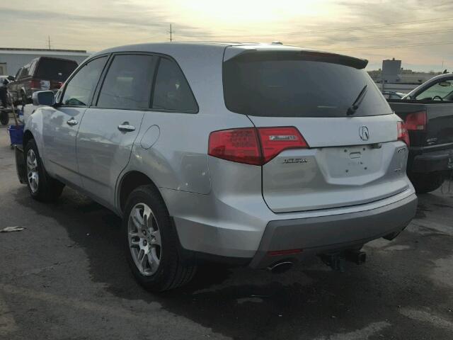 2HNYD28347H552926 - 2007 ACURA MDX TECHNO SILVER photo 3