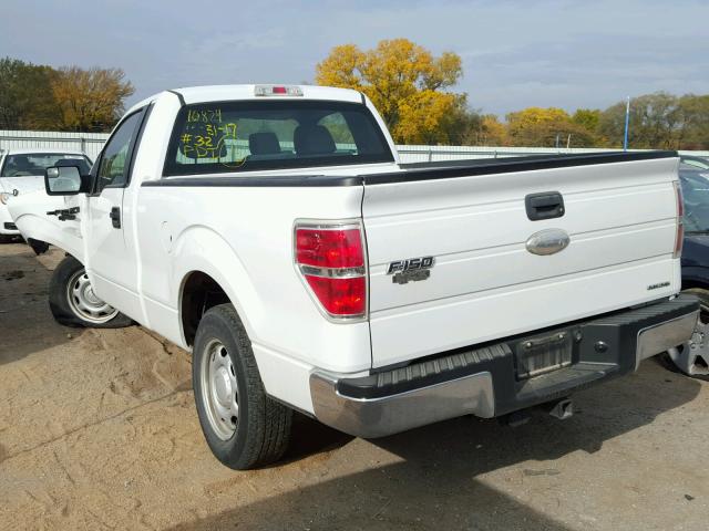 1FTMF1CMXBFD29468 - 2011 FORD F150 WHITE photo 3