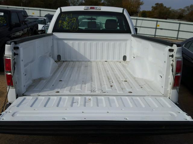 1FTMF1CMXBFD29468 - 2011 FORD F150 WHITE photo 6