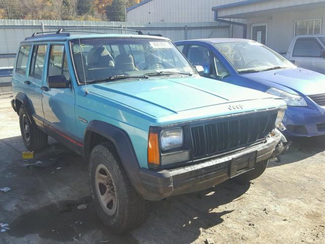 1J4FJ68S2SL567676 - 1995 JEEP CHEROKEE TURQUOISE photo 1