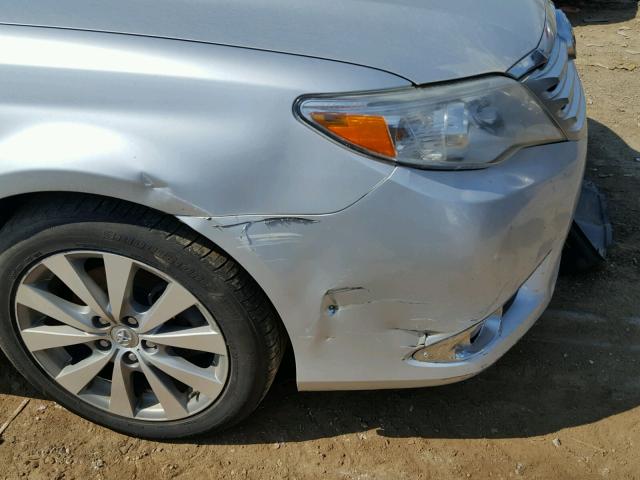 4T1BK3DB8BU421813 - 2011 TOYOTA AVALON BAS SILVER photo 10