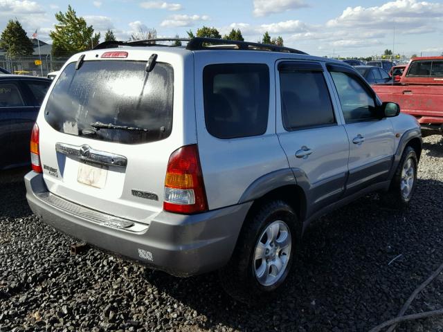 4F2YU08181KM45273 - 2001 MAZDA TRIBUTE LX SILVER photo 4