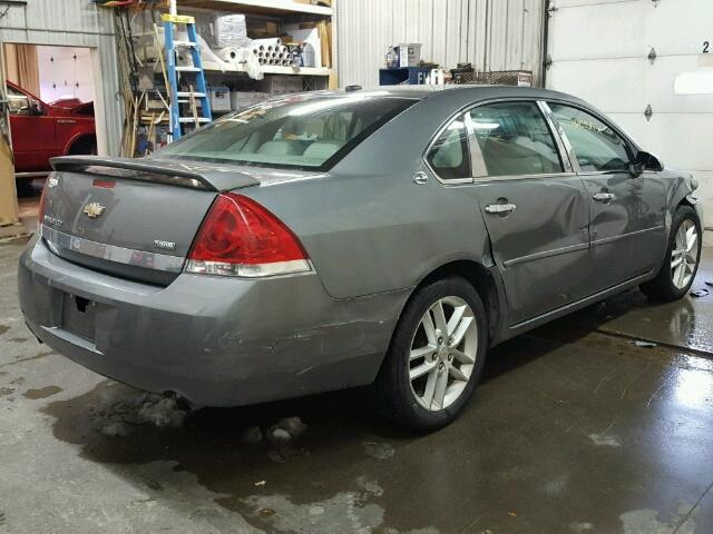 2G1WU583081242497 - 2008 CHEVROLET IMPALA GRAY photo 4