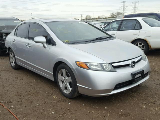 1HGFA16807L008281 - 2007 HONDA CIVIC EX SILVER photo 1