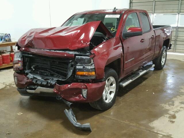 1GCVKREC7HZ157023 - 2017 CHEVROLET SILVERADO RED photo 2