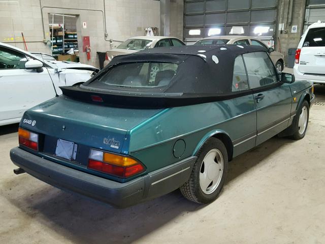 YS3AL75L6N7000910 - 1992 SAAB 900 GREEN photo 4