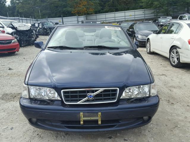 YV1NC62D74J047150 - 2004 VOLVO C70 HPT BLUE photo 9