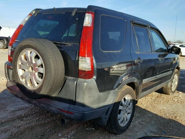 SHSRD78876U422249 - 2006 HONDA CR-V EX შავი ფოტო 4