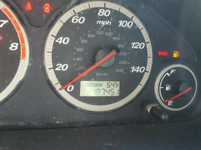 SHSRD78876U422249 - 2006 HONDA CR-V EX შავი ფოტო 8