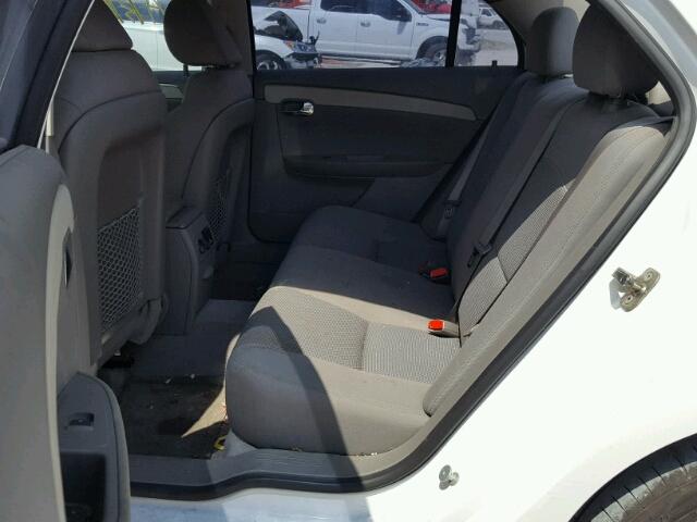 1G1ZC5EU0CF339567 - 2012 CHEVROLET MALIBU 1LT WHITE photo 6