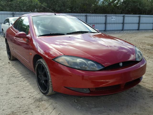 1ZWFT61L1X5661880 - 1999 MERCURY COUGAR V6 RED photo 1