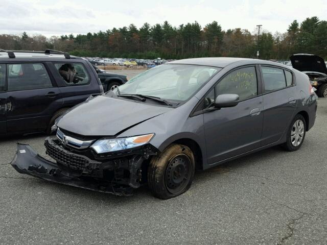 JHMZE2H35CS006158 - 2012 HONDA INSIGHT GRAY photo 2