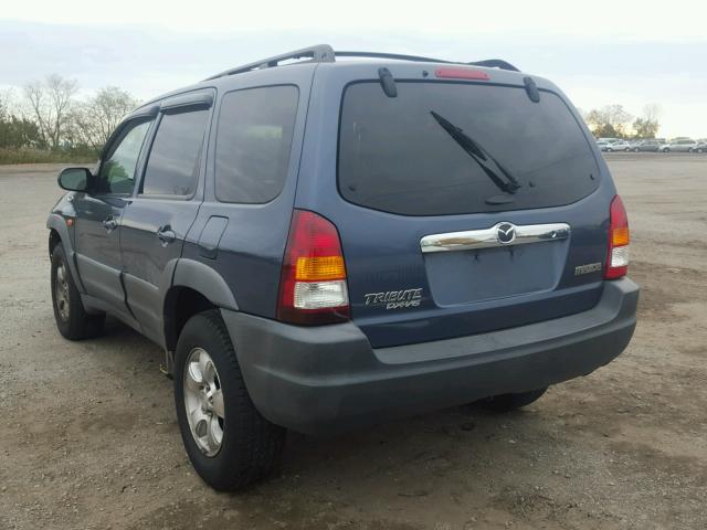 4F2YU06191KM63932 - 2001 MAZDA TRIBUTE DX 蓝色 照片 3
