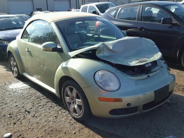 3VWRF31Y07M417487 - 2007 VOLKSWAGEN NEW BEETLE 绿色 照片 1