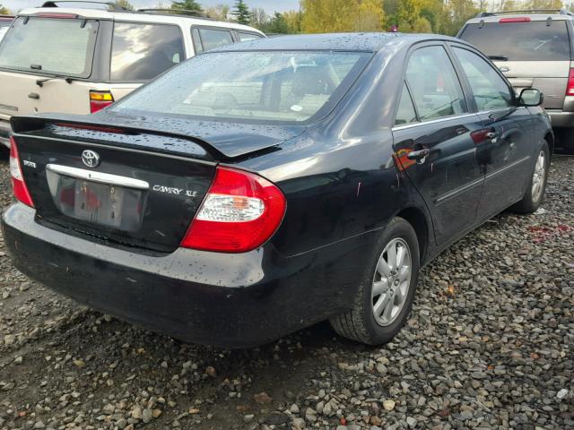 JTDBE32K620113058 - 2002 TOYOTA CAMRY LE შავი ფოტო 4
