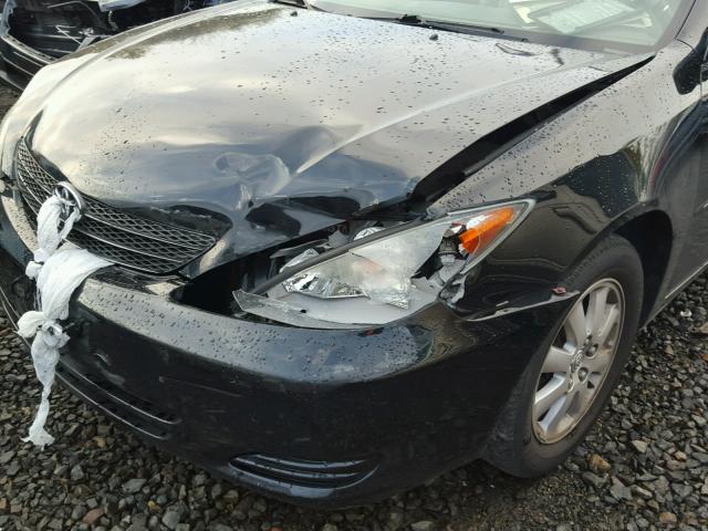 JTDBE32K620113058 - 2002 TOYOTA CAMRY LE შავი ფოტო 9