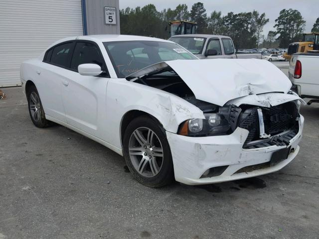 2C3CDXAT7EH145840 - 2014 DODGE CHARGER PO WHITE photo 1