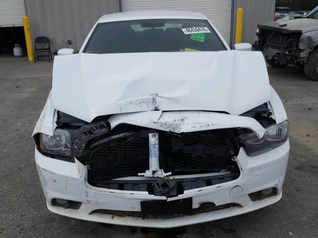 2C3CDXAT7EH145840 - 2014 DODGE CHARGER PO WHITE photo 9