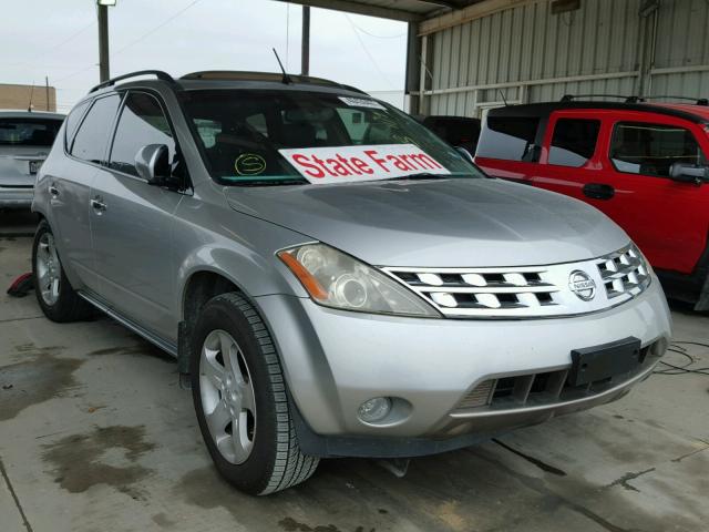 JN8AZ08T74W203127 - 2004 NISSAN MURANO SL SILVER photo 1