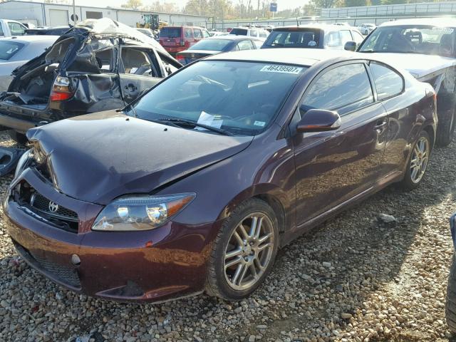 JTKDE177670197819 - 2007 SCION TC PURPLE photo 2