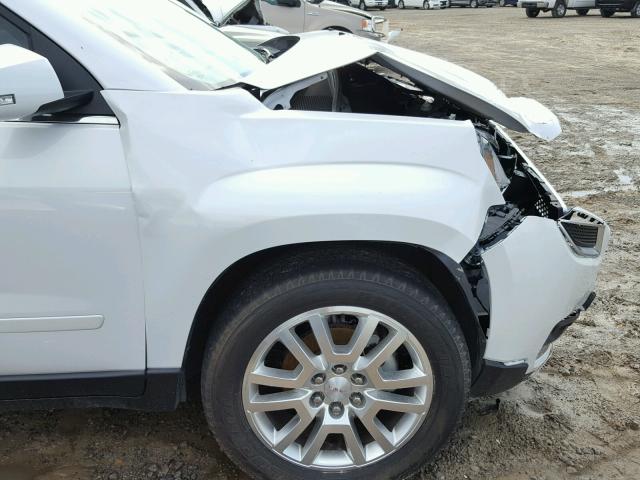 1GKKRRKD4GJ153654 - 2016 GMC ACADIA SLT თეთრი ფოტო 9