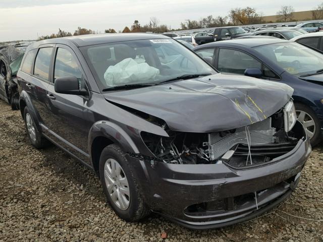 3C4PDCAB1ET227048 - 2014 DODGE JOURNEY SE GRAY photo 1