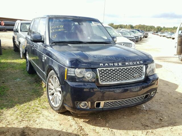 SALMP1E41CA367902 - 2012 LAND ROVER RANGE ROVE BLACK photo 1