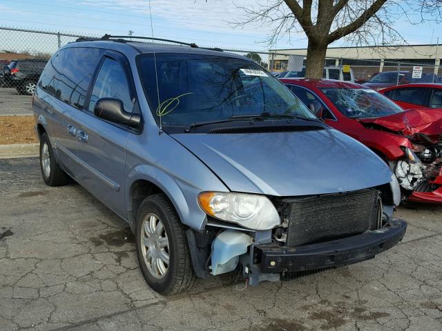 2A8GP54L36R626998 - 2006 CHRYSLER TOWN & COU BLUE photo 1