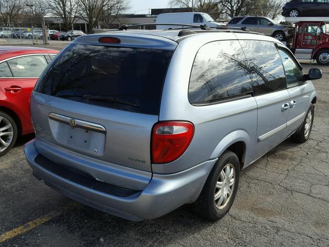 2A8GP54L36R626998 - 2006 CHRYSLER TOWN & COU BLUE photo 4