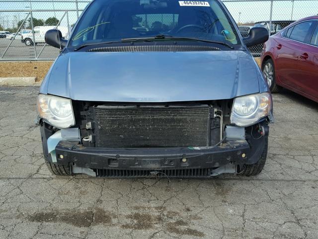 2A8GP54L36R626998 - 2006 CHRYSLER TOWN & COU BLUE photo 9