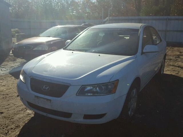 5NPET46C07H265455 - 2007 HYUNDAI SONATA GLS WHITE photo 2