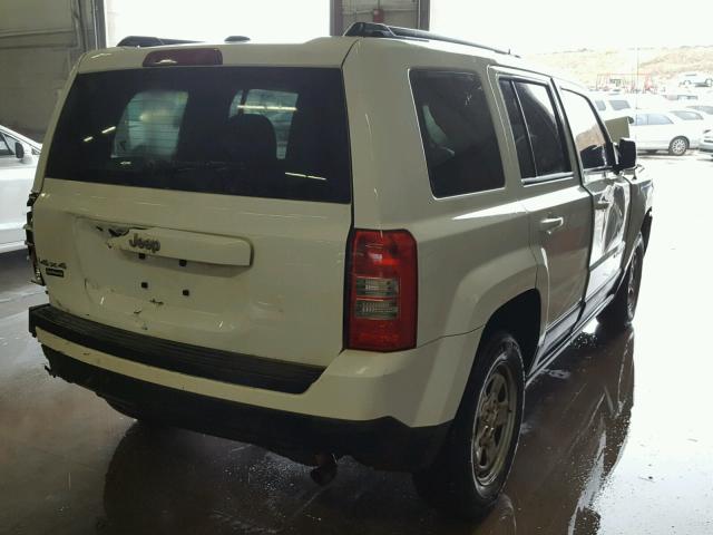 1C4NJRBB5ED507109 - 2014 JEEP PATRIOT WHITE photo 4