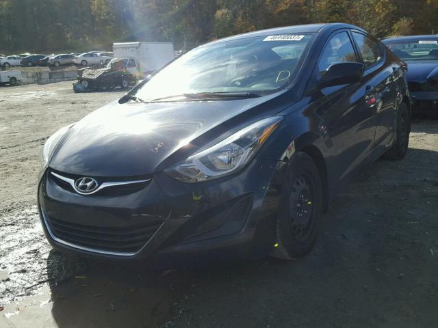 KMHDH4AE9GU645899 - 2016 HYUNDAI ELANTRA SE BLACK photo 2