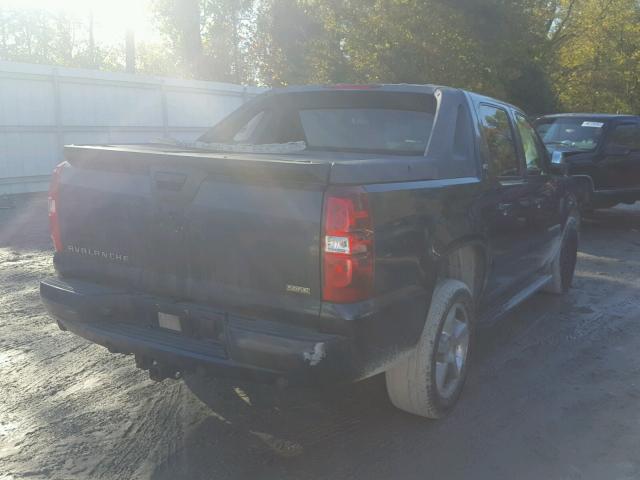 3GNFK12337G284464 - 2007 CHEVROLET AVALANCHE BLUE photo 4