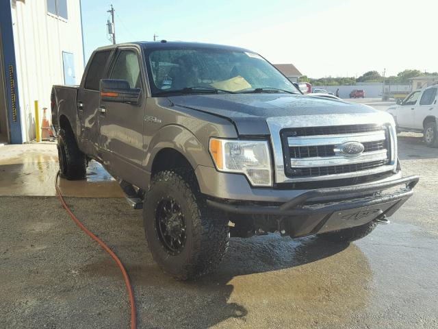 1FTFW1ET8DKF71232 - 2013 FORD F150 SUPER GRAY photo 1