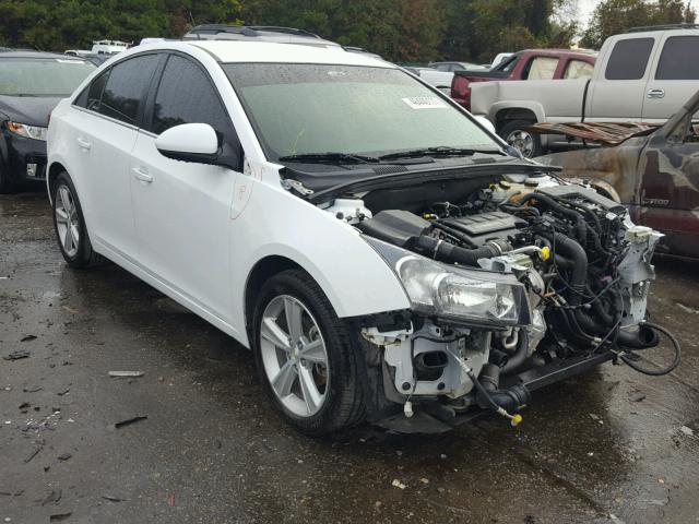 1G1PE5SBXE7185192 - 2014 CHEVROLET CRUZE LT WHITE photo 1