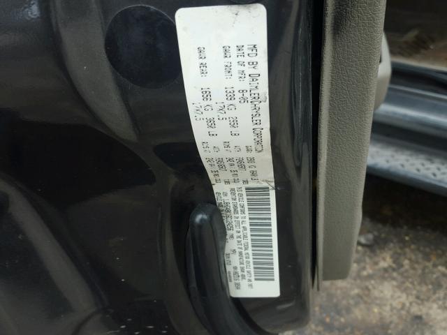 1J8HG48K16C124256 - 2006 JEEP COMMANDER CHARCOAL photo 10