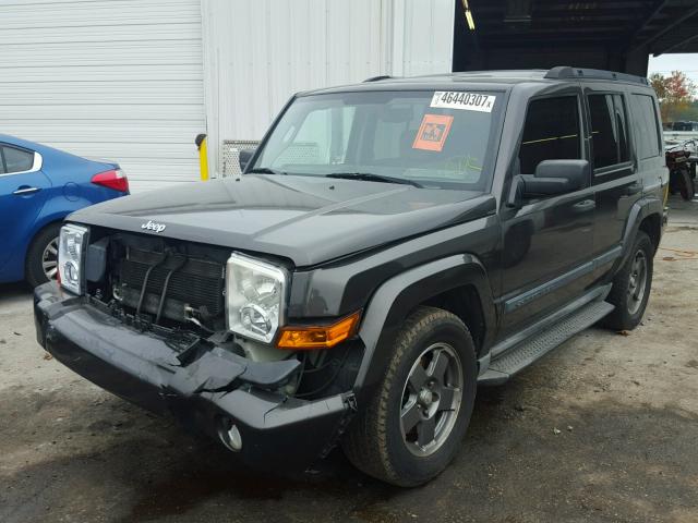 1J8HG48K16C124256 - 2006 JEEP COMMANDER CHARCOAL photo 2