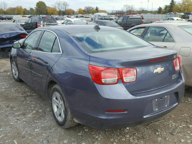 1G11B5SL1EF105615 - 2014 CHEVROLET MALIBU LS BLUE photo 3