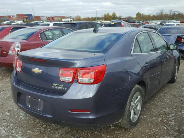 1G11B5SL1EF105615 - 2014 CHEVROLET MALIBU LS BLUE photo 4