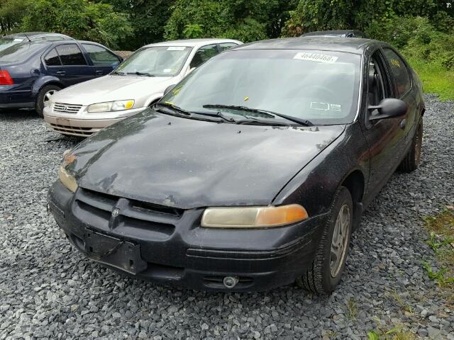 1B3EJ46X4VN712697 - 1997 DODGE STRATUS BLACK photo 2