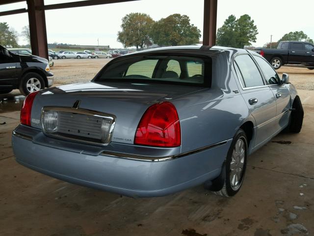 1LNHM82V27Y617521 - 2007 LINCOLN TOWN CAR S BLUE photo 4