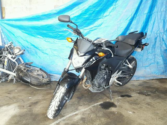 MLHPC4519D5000602 - 2013 HONDA CB500 F BLACK photo 2