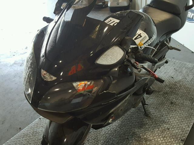 JKAZX4J138A075180 - 2008 KAWASAKI ZX600 J1 BLACK photo 9