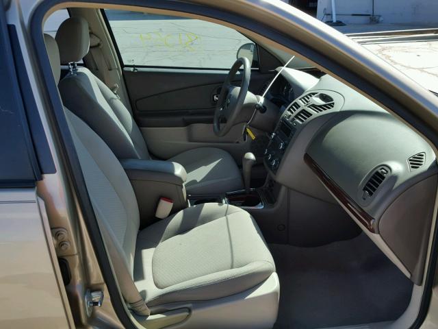 1G1ZS58F67F109666 - 2007 CHEVROLET MALIBU LS თაფლისფერი ფოტო 5